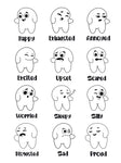 MonsterFriends Emotions Colouring Book