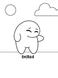 MonsterFriends Emotions Colouring Book